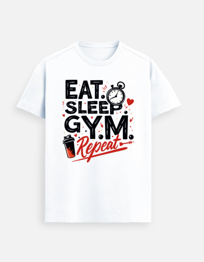 Eat Sleep Gym Repeat T-Shirt