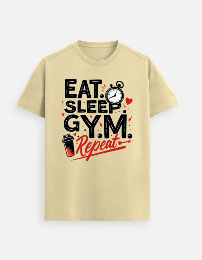 Eat Sleep Gym Repeat T-Shirt